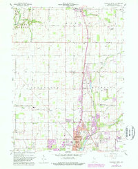 Download a high-resolution, GPS-compatible USGS topo map for Anderson North, IN (1988 edition)