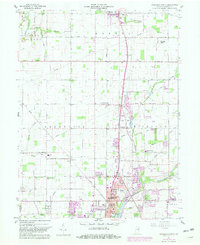 Download a high-resolution, GPS-compatible USGS topo map for Anderson North, IN (1982 edition)