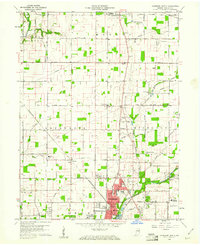 preview thumbnail of historical topo map of Madison County, IN in 1960