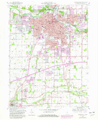 Download a high-resolution, GPS-compatible USGS topo map for Anderson South, IN (1982 edition)