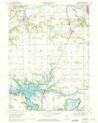 Download a high-resolution, GPS-compatible USGS topo map for Andrews, IN (1971 edition)