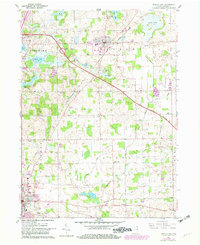 preview thumbnail of historical topo map of Steuben County, IN in 1960