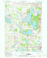 preview thumbnail of historical topo map of Steuben County, IN in 1960