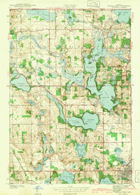 Download a high-resolution, GPS-compatible USGS topo map for Angola West, IN (1942 edition)
