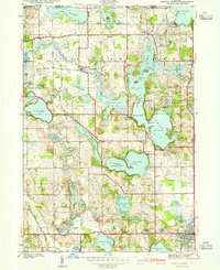 preview thumbnail of historical topo map of Steuben County, IN in 1941