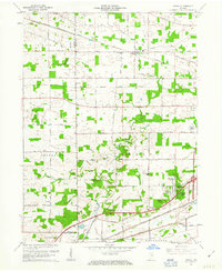 Download a high-resolution, GPS-compatible USGS topo map for Arcola, IN (1963 edition)