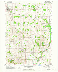 Download a high-resolution, GPS-compatible USGS topo map for Argos, IN (1964 edition)