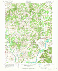 Download a high-resolution, GPS-compatible USGS topo map for Arney, IN (1968 edition)