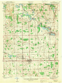 1942 Map of Ashley