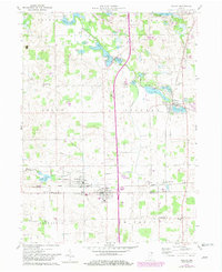 Download a high-resolution, GPS-compatible USGS topo map for Ashley, IN (1982 edition)