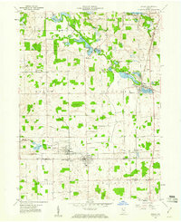 preview thumbnail of historical topo map of Ashley, IN in 1959