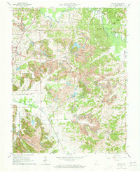 Download a high-resolution, GPS-compatible USGS topo map for Augusta, IN (1973 edition)