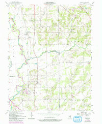 Download a high-resolution, GPS-compatible USGS topo map for Azalia, IN (1993 edition)