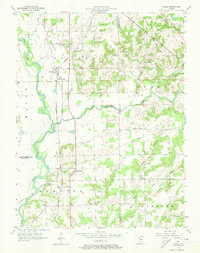 Download a high-resolution, GPS-compatible USGS topo map for Azalia, IN (1973 edition)