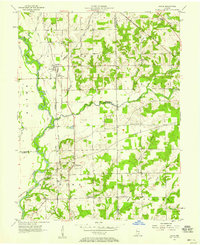 Download a high-resolution, GPS-compatible USGS topo map for Azalia, IN (1958 edition)
