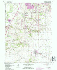 Download a high-resolution, GPS-compatible USGS topo map for Bargersville, IN (1987 edition)