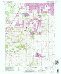 Download a high-resolution, GPS-compatible USGS topo map for Bargersville, IN (1995 edition)