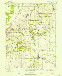 Download a high-resolution, GPS-compatible USGS topo map for Bargersville, IN (1953 edition)