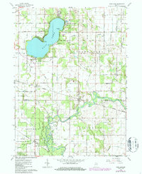 Download a high-resolution, GPS-compatible USGS topo map for Bass Lake, IN (1987 edition)