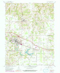 Download a high-resolution, GPS-compatible USGS topo map for Batesville, IN (1991 edition)