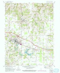 Download a high-resolution, GPS-compatible USGS topo map for Batesville, IN (1993 edition)