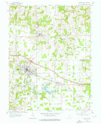 Download a high-resolution, GPS-compatible USGS topo map for Batesville, IN (1976 edition)