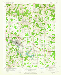 Download a high-resolution, GPS-compatible USGS topo map for Batesville, IN (1963 edition)