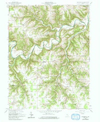 Download a high-resolution, GPS-compatible USGS topo map for Bear Branch, IN (1993 edition)