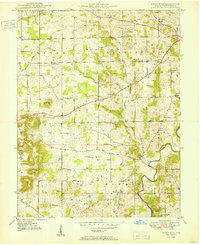 Download a high-resolution, GPS-compatible USGS topo map for Becks Mill, IN (1950 edition)