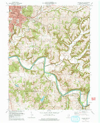 Download a high-resolution, GPS-compatible USGS topo map for Bedford East, IN (1979 edition)