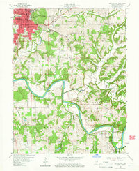 Download a high-resolution, GPS-compatible USGS topo map for Bedford East, IN (1966 edition)