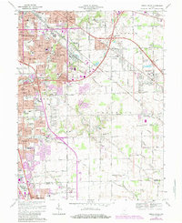 Download a high-resolution, GPS-compatible USGS topo map for Beech Grove, IN (1984 edition)
