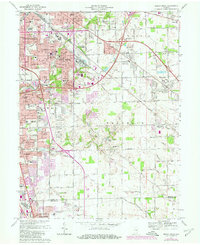 Download a high-resolution, GPS-compatible USGS topo map for Beech Grove, IN (1980 edition)