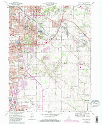 Download a high-resolution, GPS-compatible USGS topo map for Beech Grove, IN (1984 edition)