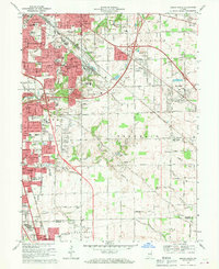 Download a high-resolution, GPS-compatible USGS topo map for Beech Grove, IN (1969 edition)