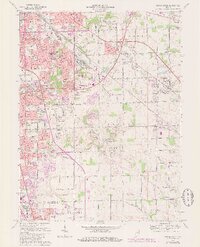preview thumbnail of historical topo map of Beech Grove, IN in 1967
