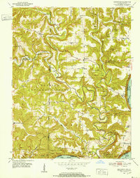 Download a high-resolution, GPS-compatible USGS topo map for Beechwood, IN (1952 edition)