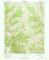 preview thumbnail of historical topo map of Switzerland County, IN in 1971