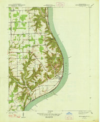 preview thumbnail of historical topo map of Clark County, IN in 1948