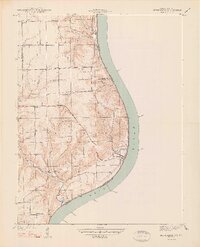 preview thumbnail of historical topo map of Clark County, IN in 1948