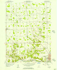 preview thumbnail of historical topo map of Huntington County, IN in 1955