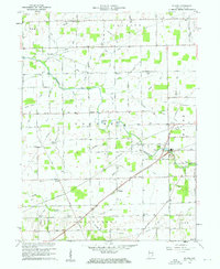 preview thumbnail of historical topo map of Jay County, IN in 1960