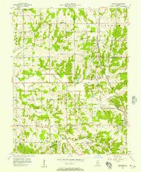 Download a high-resolution, GPS-compatible USGS topo map for Blocher, IN (1957 edition)