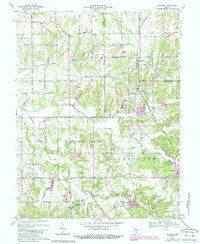 Download a high-resolution, GPS-compatible USGS topo map for Blocher, IN (1988 edition)