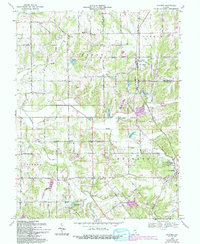 Download a high-resolution, GPS-compatible USGS topo map for Blocher, IN (1993 edition)