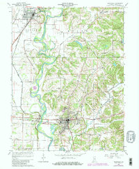 Download a high-resolution, GPS-compatible USGS topo map for Bloomfield, IN (1981 edition)