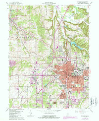 Download a high-resolution, GPS-compatible USGS topo map for Bloomington, IN (1990 edition)