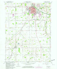 Download a high-resolution, GPS-compatible USGS topo map for Bluffton, IN (1982 edition)