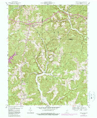 Download a high-resolution, GPS-compatible USGS topo map for Branchville, IN (1989 edition)