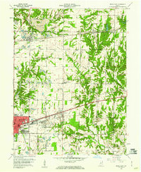 Download a high-resolution, GPS-compatible USGS topo map for Brazil East, IN (1960 edition)